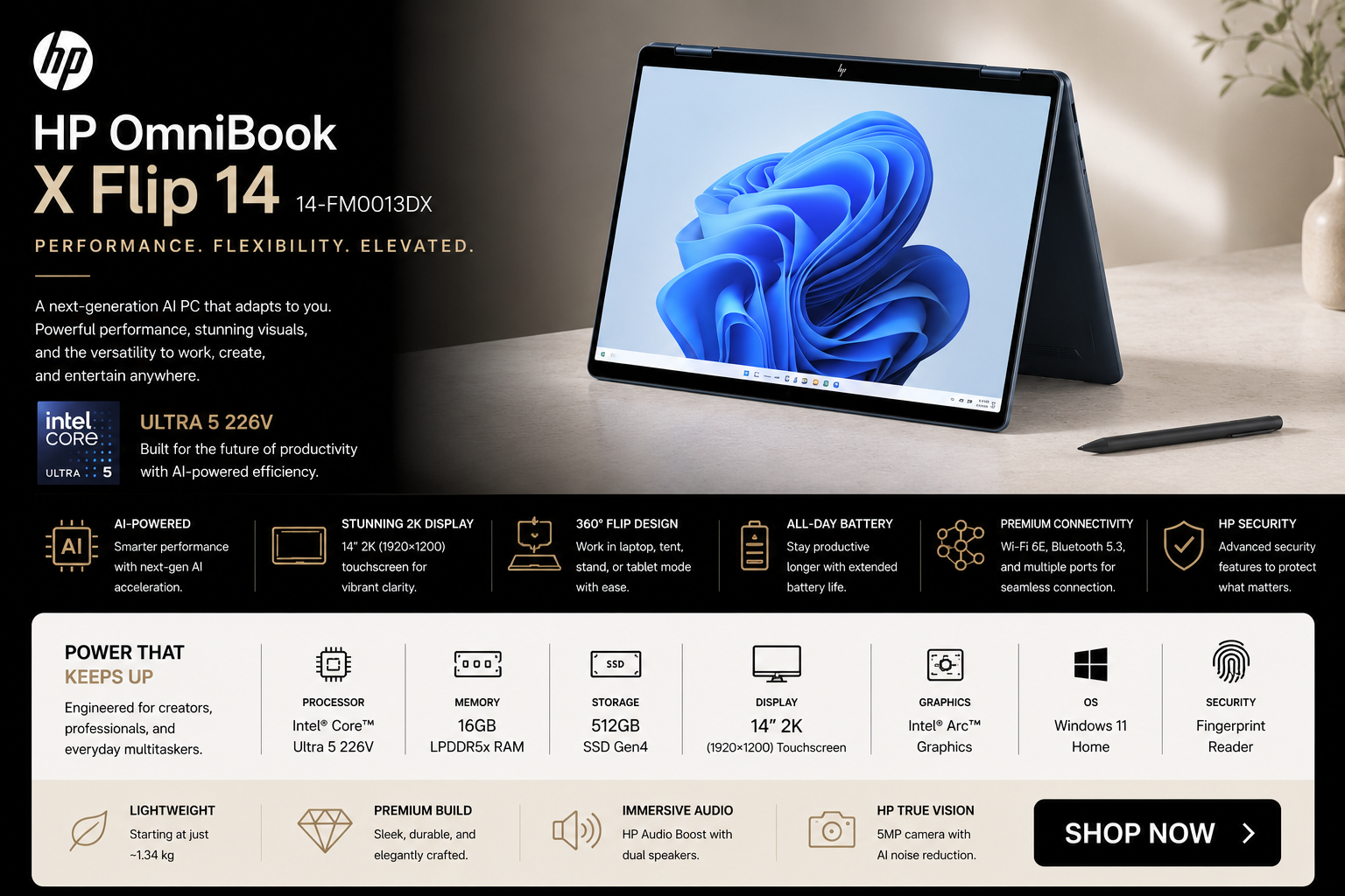 Omnibook X Flip 14