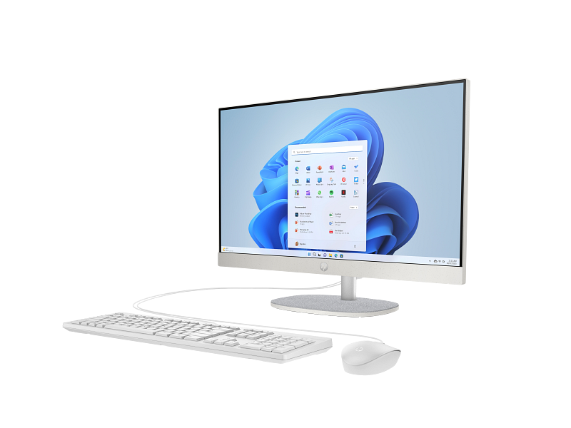 HP 24-cr1086nh All-in-One Desktop PC – Intel Core Ultra 5 125U | 8GB DDR5 RAM | 512GB PCIe NVMe SSD | 23.8 Inch Full HD IPS Touchscreen (D18YFEA product image 3