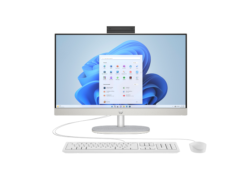 HP 24-cr1086nh All-in-One Desktop PC – Intel Core Ultra 5 125U | 8GB DDR5 RAM | 512GB PCIe NVMe SSD | 23.8 Inch Full HD IPS Touchscreen (D18YFEA available from MC Trading Kenya